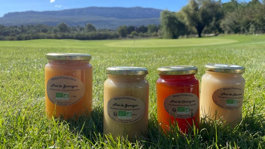 Nouveauté à la boutique du Golf Sainte Baume : miel récolté sur place ! - Open Golf Club